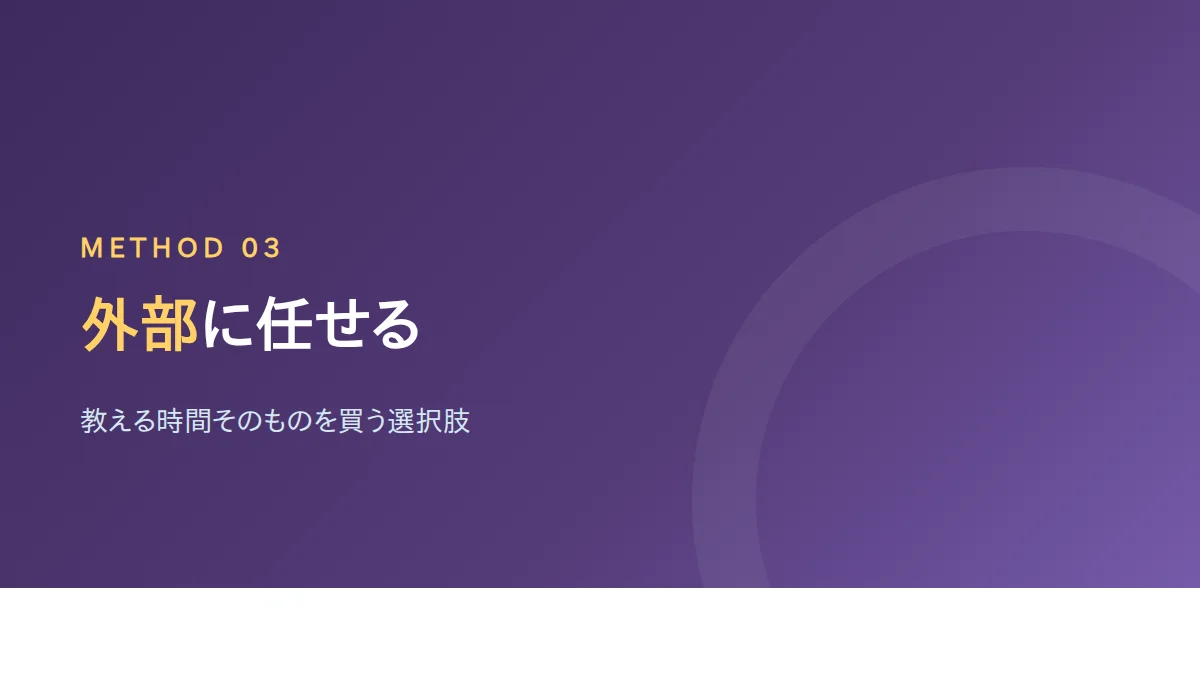 生成AIの学習を外部サービスに任せる選択肢を示したバナー